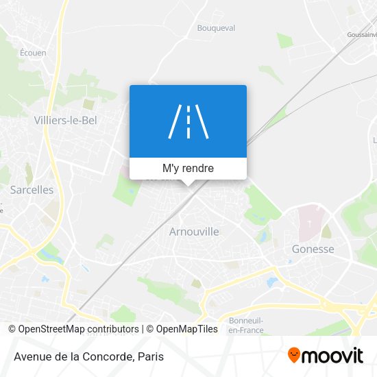 Avenue de la Concorde plan
