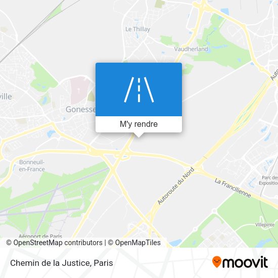 Chemin de la Justice plan