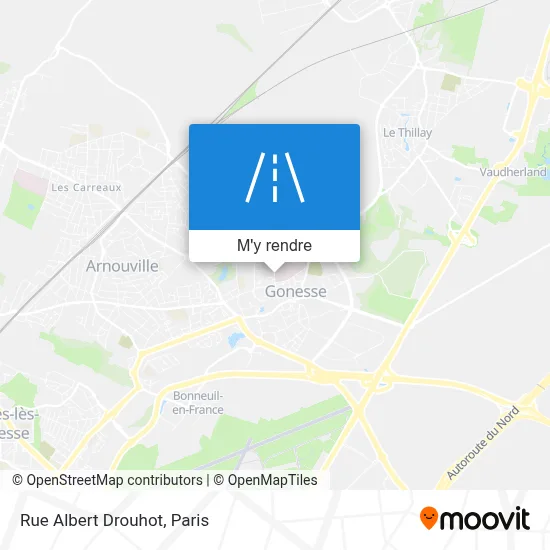 Rue Albert Drouhot plan