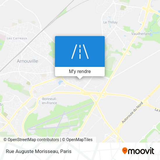 Rue Auguste Morisseau plan