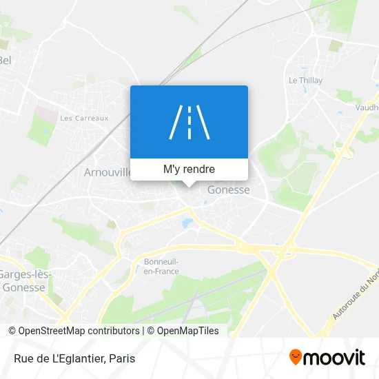 Rue de L'Eglantier plan