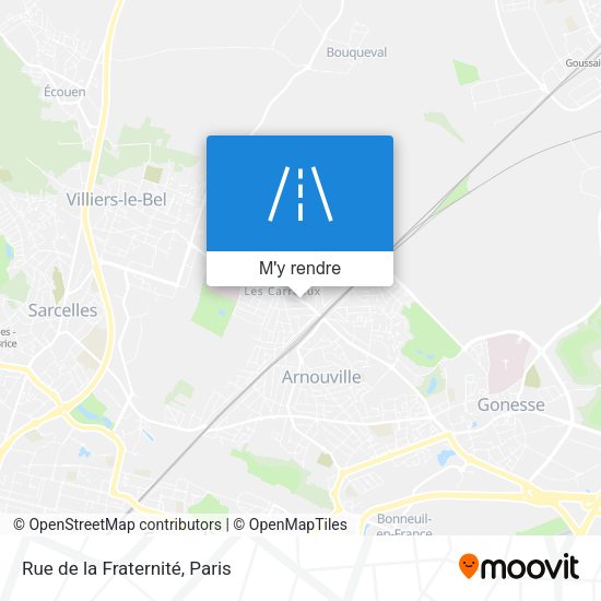 Rue de la Fraternité plan