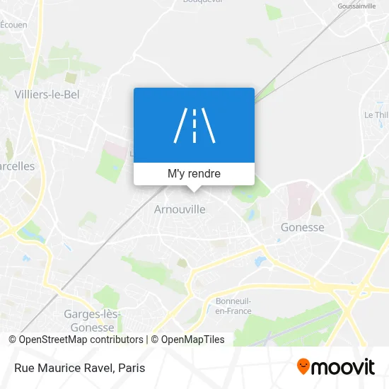 Rue Maurice Ravel plan