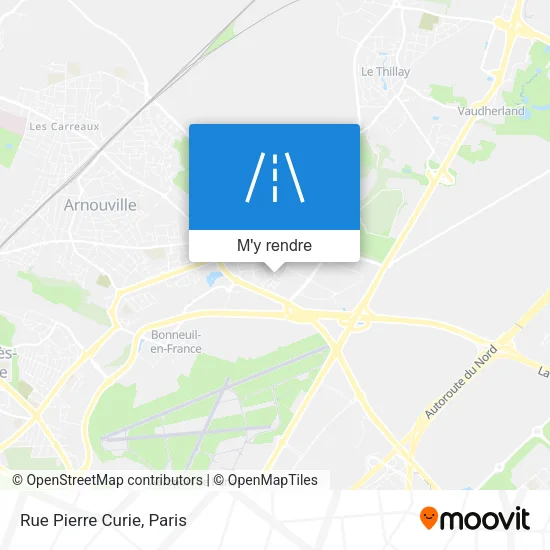 Rue Pierre Curie plan