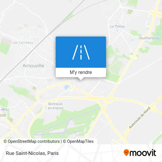 Rue Saint-Nicolas plan