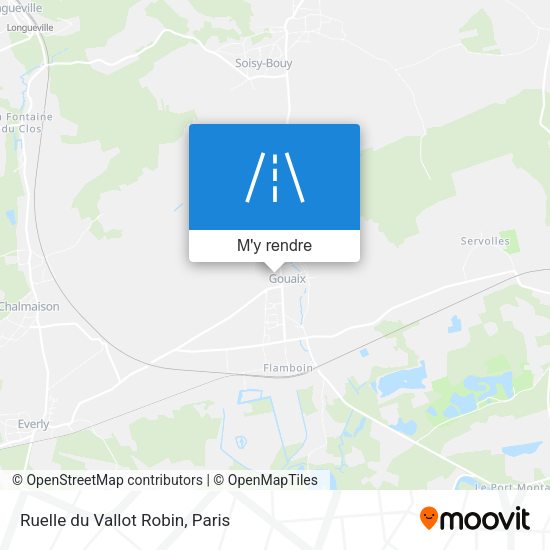 Ruelle du Vallot Robin plan