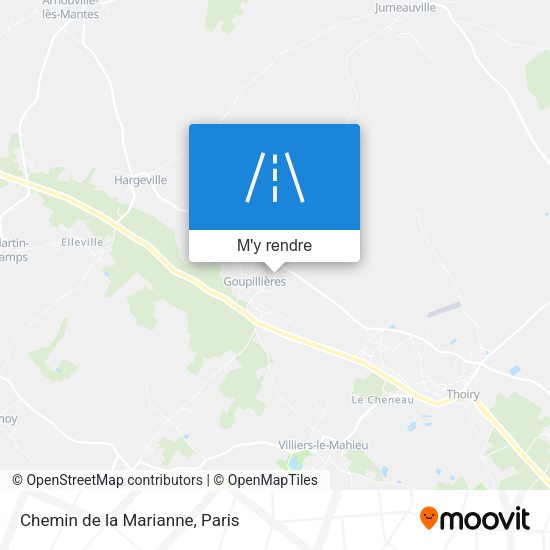 Chemin de la Marianne plan