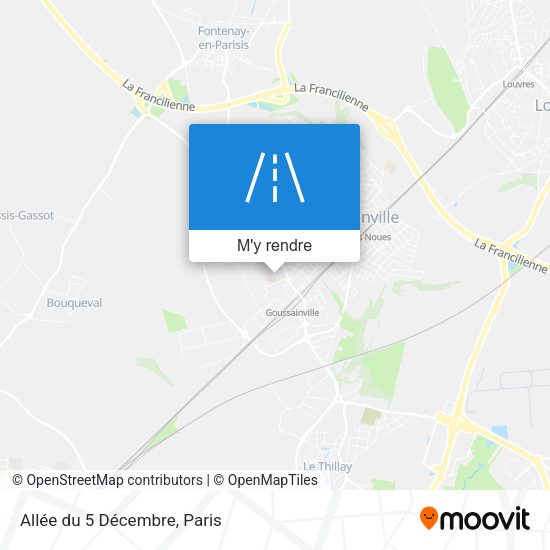 Allée du 5 Décembre plan