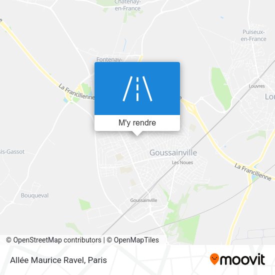 Allée Maurice Ravel plan