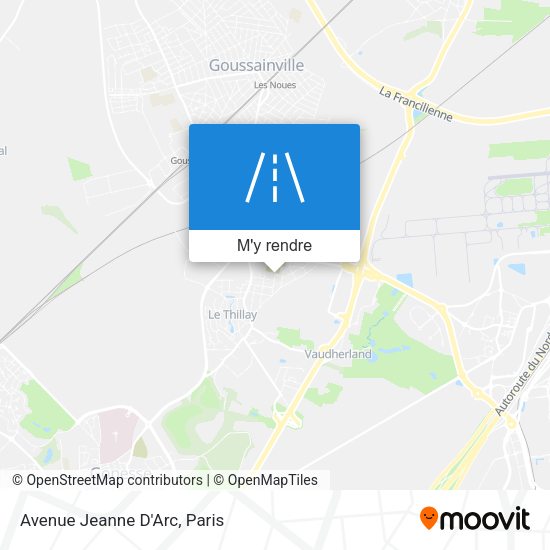Avenue Jeanne D'Arc plan
