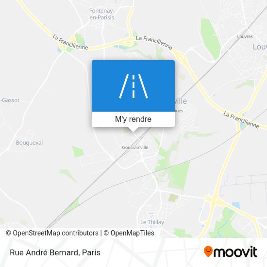 Rue André Bernard plan