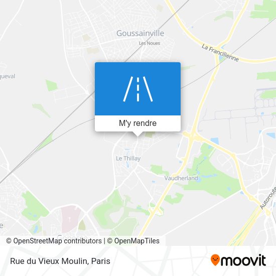 Rue du Vieux Moulin plan