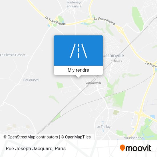 Rue Joseph Jacquard plan
