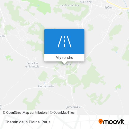 Chemin de la Plaine plan