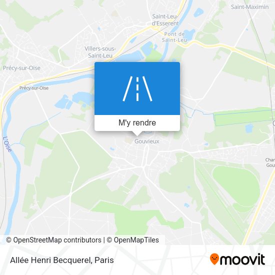Allée Henri Becquerel plan