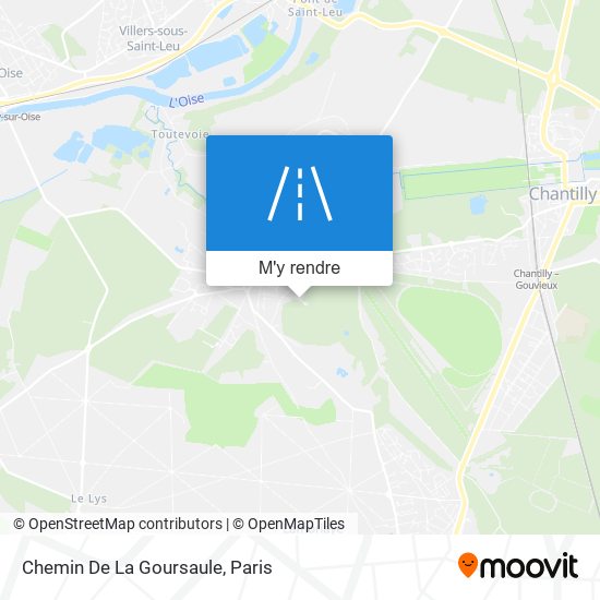 Chemin De La Goursaule plan