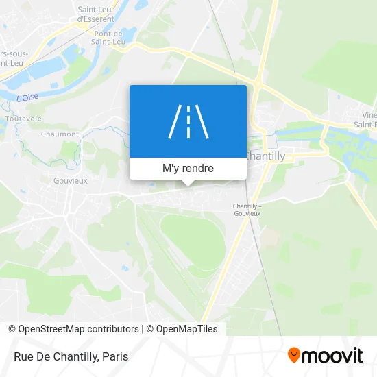 Rue De Chantilly plan