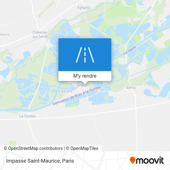 Impasse Saint-Maurice plan