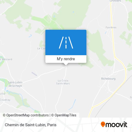 Chemin de Saint-Lubin plan