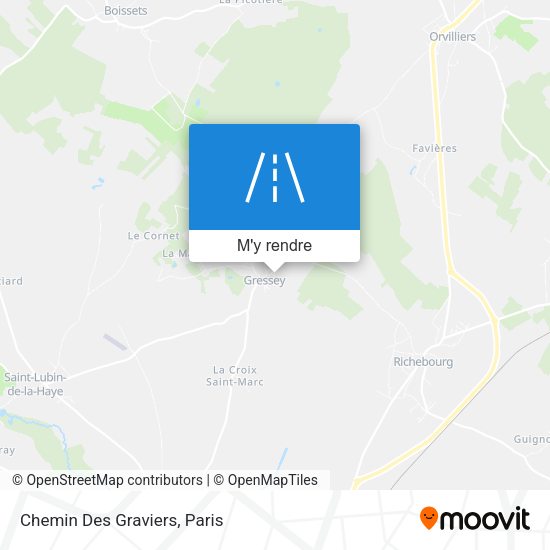 Chemin Des Graviers plan