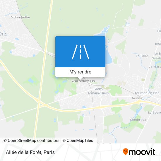 Allée de la Forêt plan