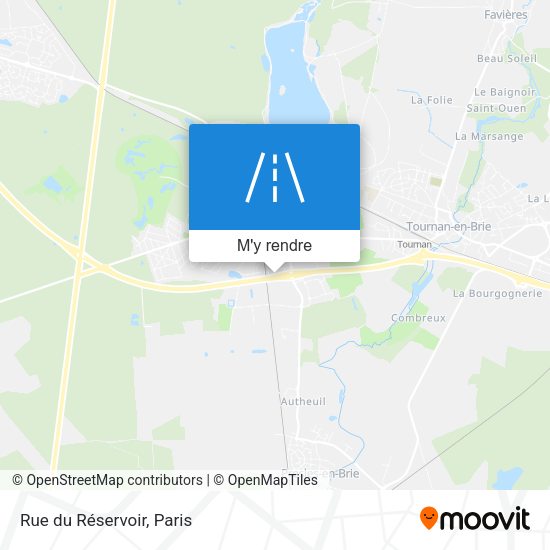 Rue du Réservoir plan
