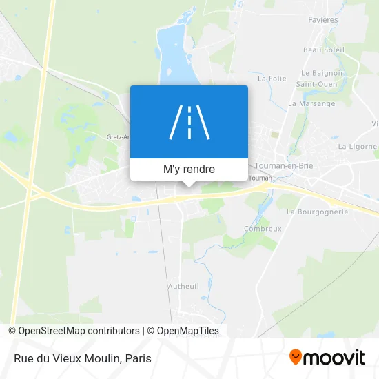 Rue du Vieux Moulin plan
