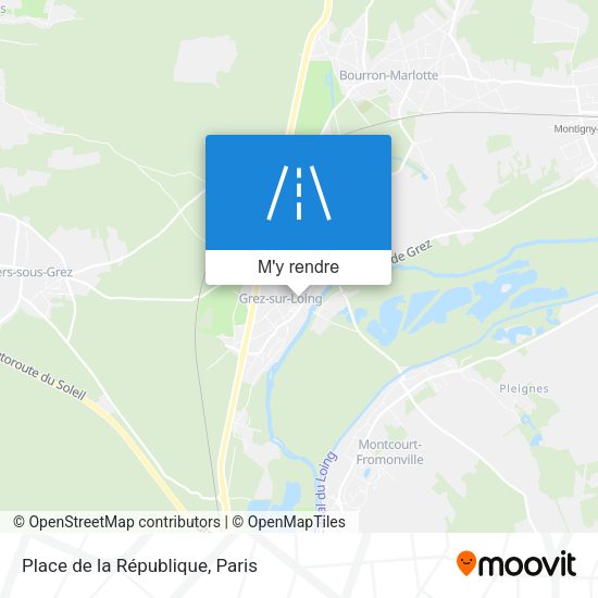 Place de la République plan