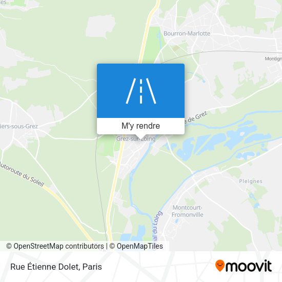 Rue Étienne Dolet plan