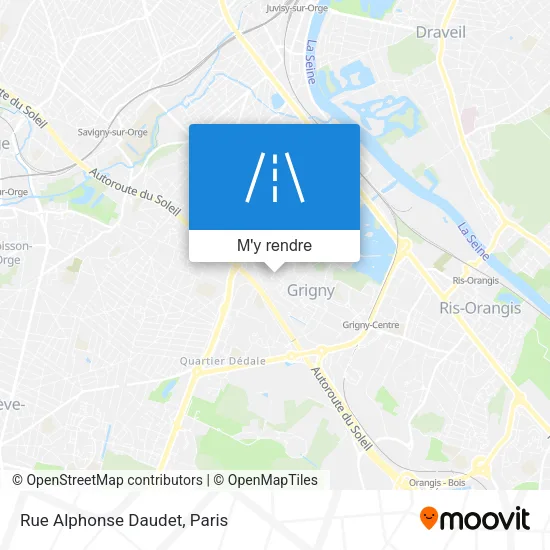 Rue Alphonse Daudet plan