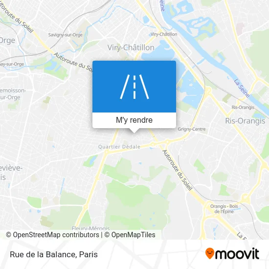 Rue de la Balance plan