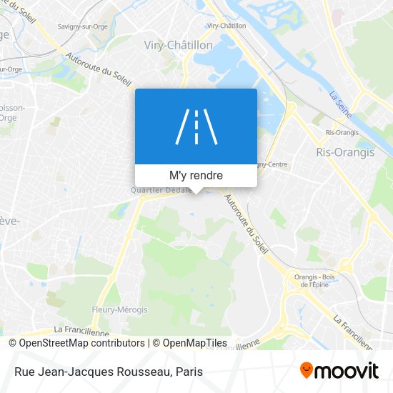 Rue Jean-Jacques Rousseau plan
