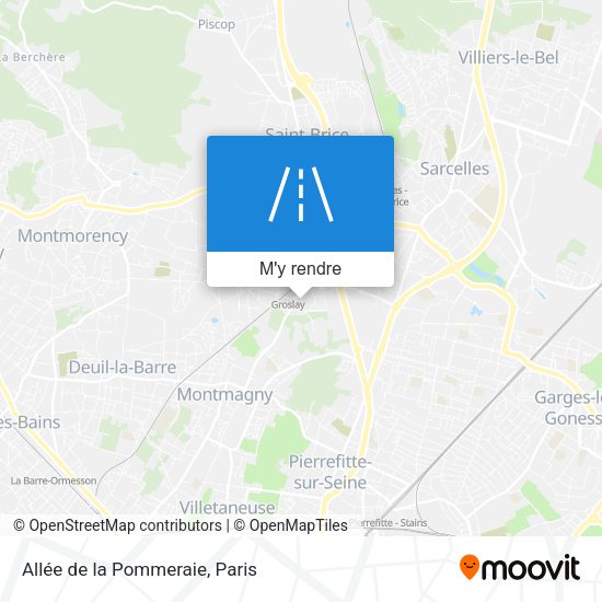 Allée de la Pommeraie plan