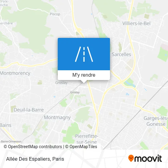 Allée Des Espaliers plan