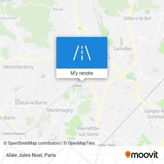 Allée Jules Noel plan