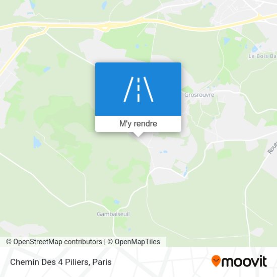 Chemin Des 4 Piliers plan