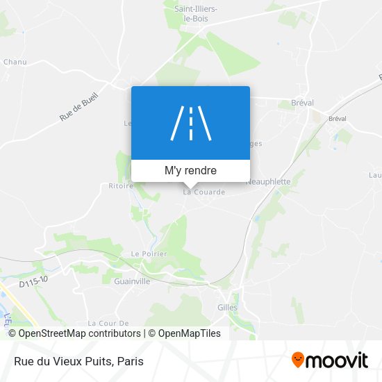 Rue du Vieux Puits plan