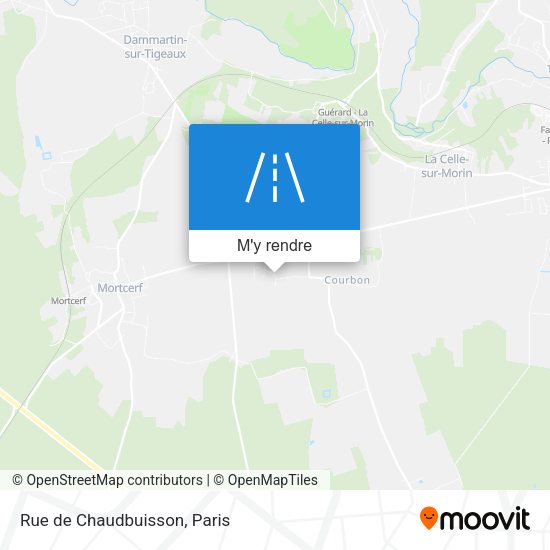 Rue de Chaudbuisson plan