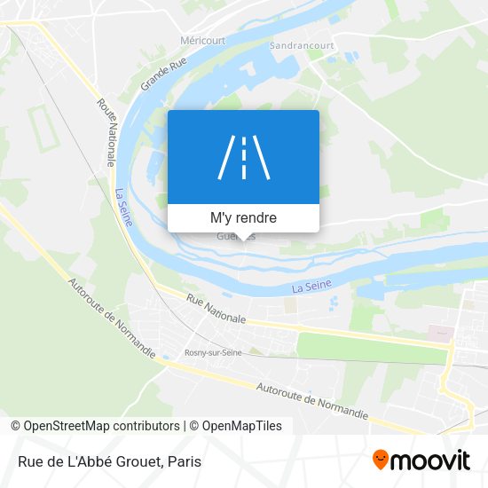 Rue de L'Abbé Grouet plan