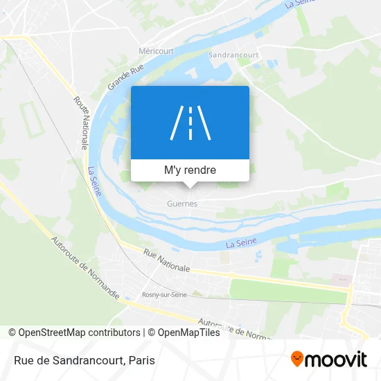 Rue de Sandrancourt plan