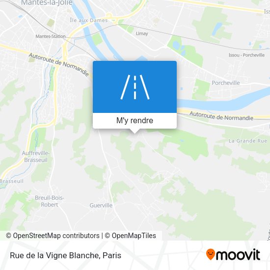 Rue de la Vigne Blanche plan