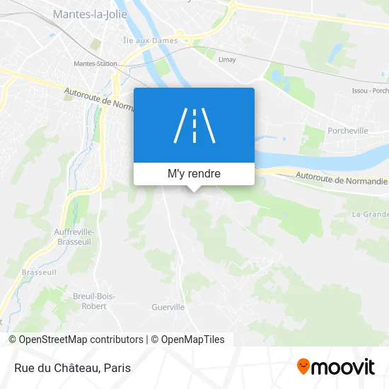 Rue du Château plan