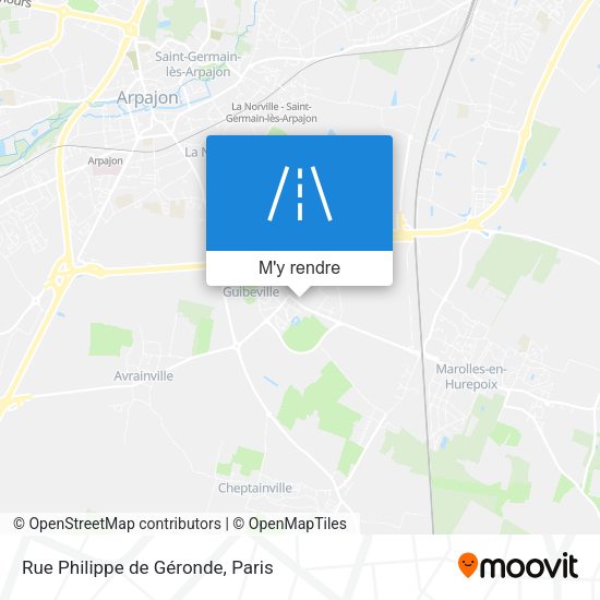 Rue Philippe de Géronde plan