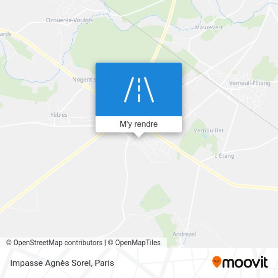 Impasse Agnès Sorel plan