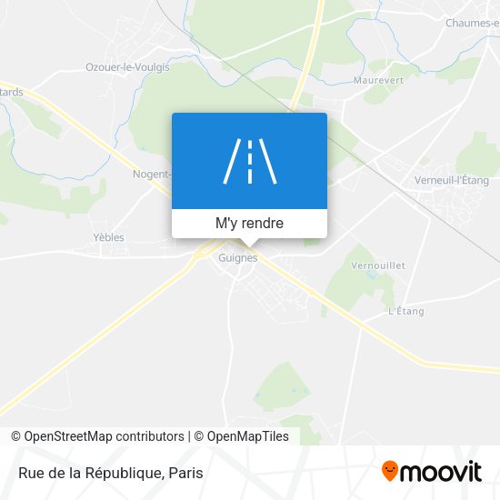 Rue de la République plan