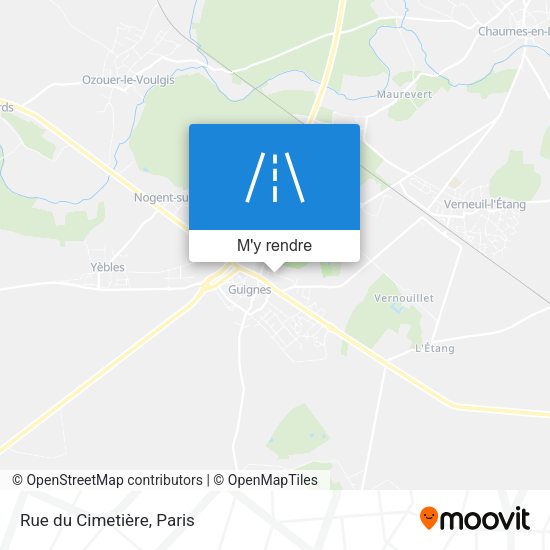 Rue du Cimetière plan