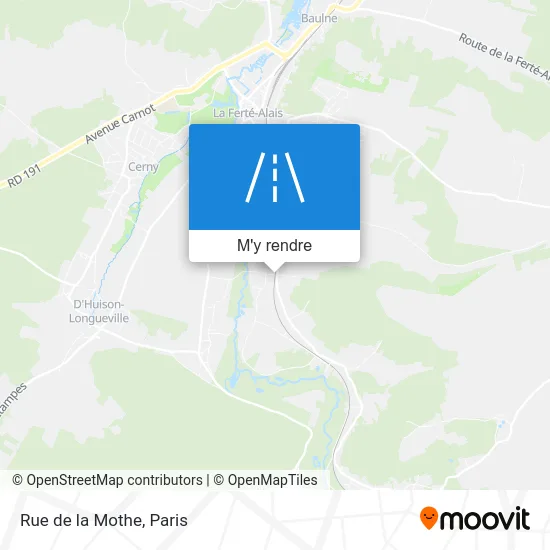 Rue de la Mothe plan