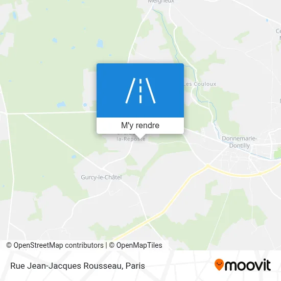 Rue Jean-Jacques Rousseau plan