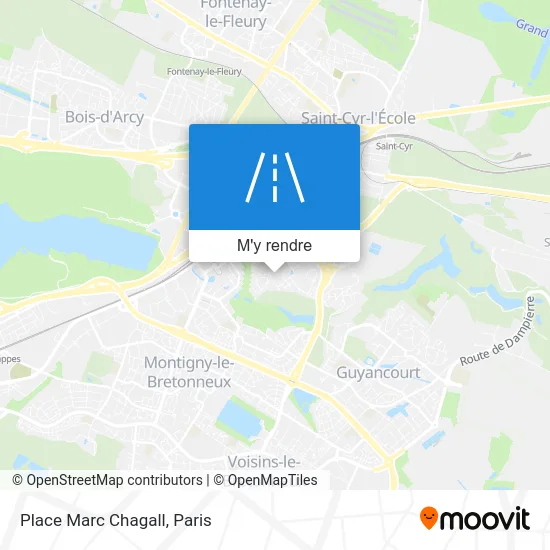 Place Marc Chagall plan