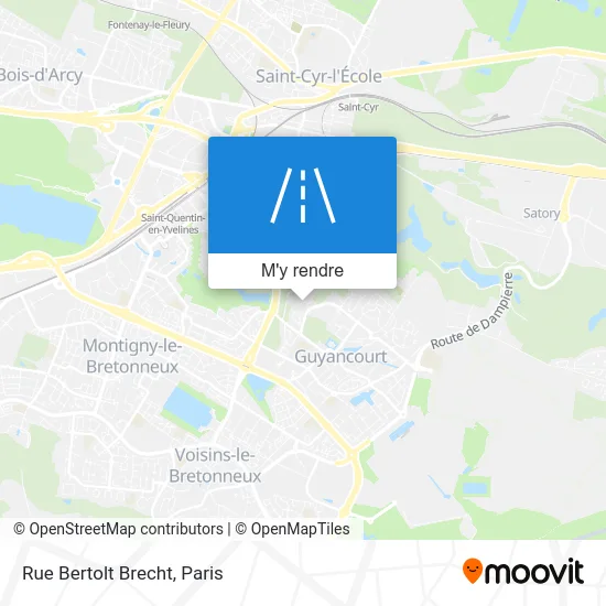 Rue Bertolt Brecht plan